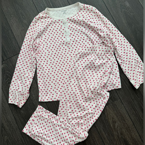Roller Rabbit Other - Roller Rabbit Pink Hearts Long sleeve Pajamas size XS